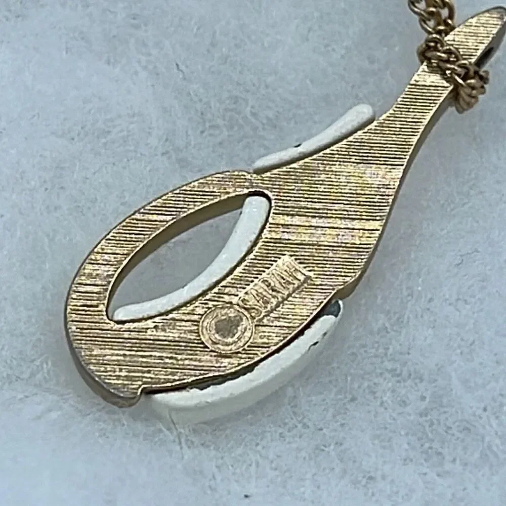 Vintage Sarah Coventry teardrop necklace.
